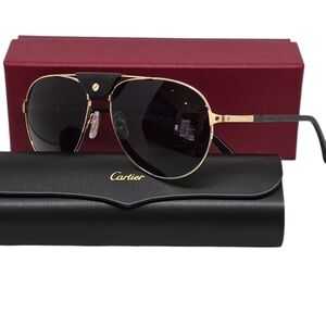 CARTIER sunglasses mod.CT0096s WOOD temples Polarized